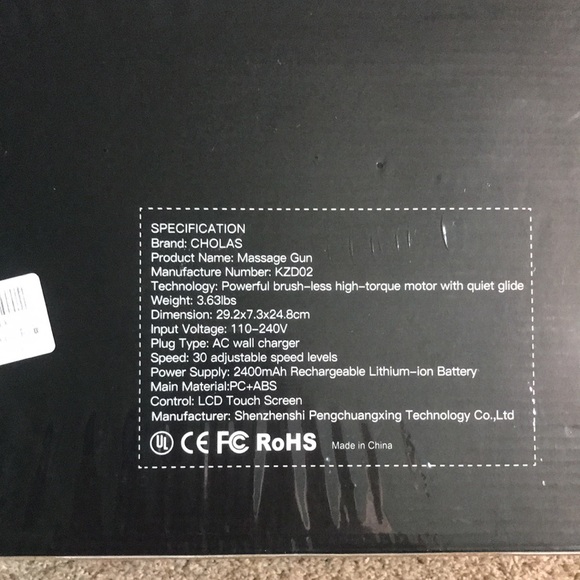 Cholas 30 Speed Massage gun with LED screen - Picture 2 of 3